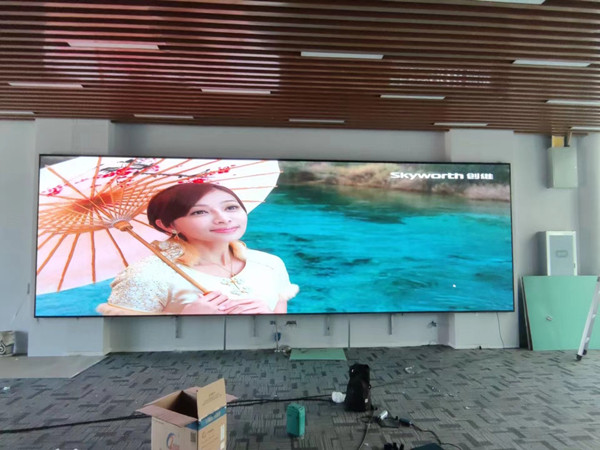 瑞安P1.53led小间距屏安装案例